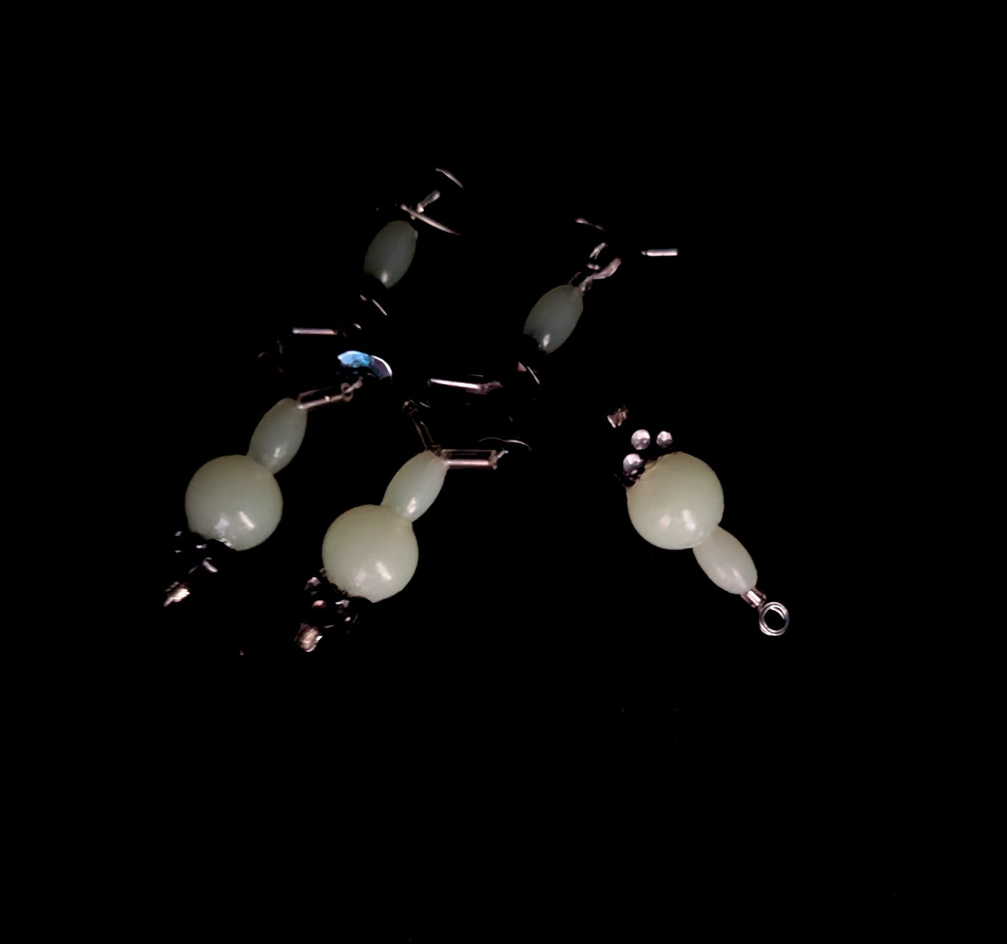 Leuchtohrringe mit Anhänger