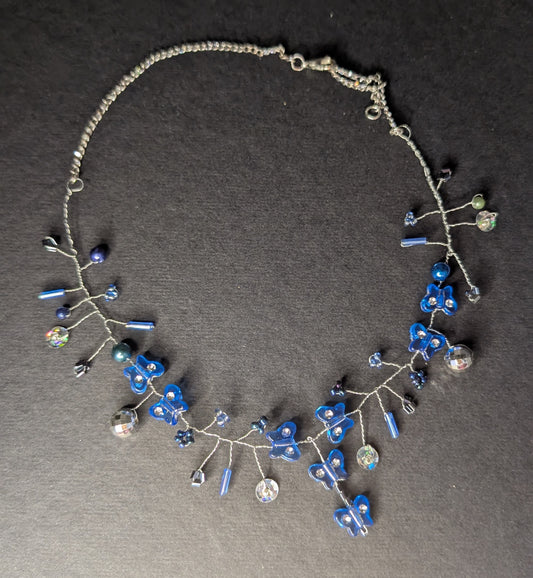 Blaue Schmetterlinge