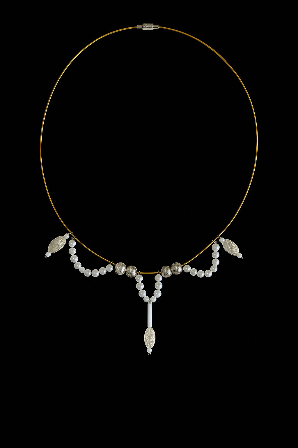 Goldkette mit Perlen