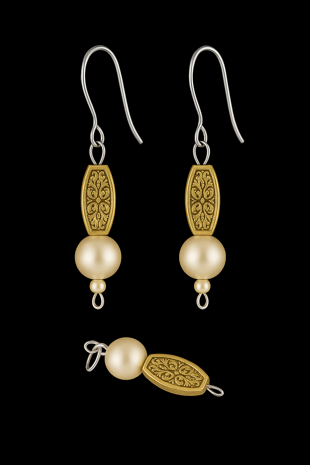 Perle trifft Goldmuster Set
