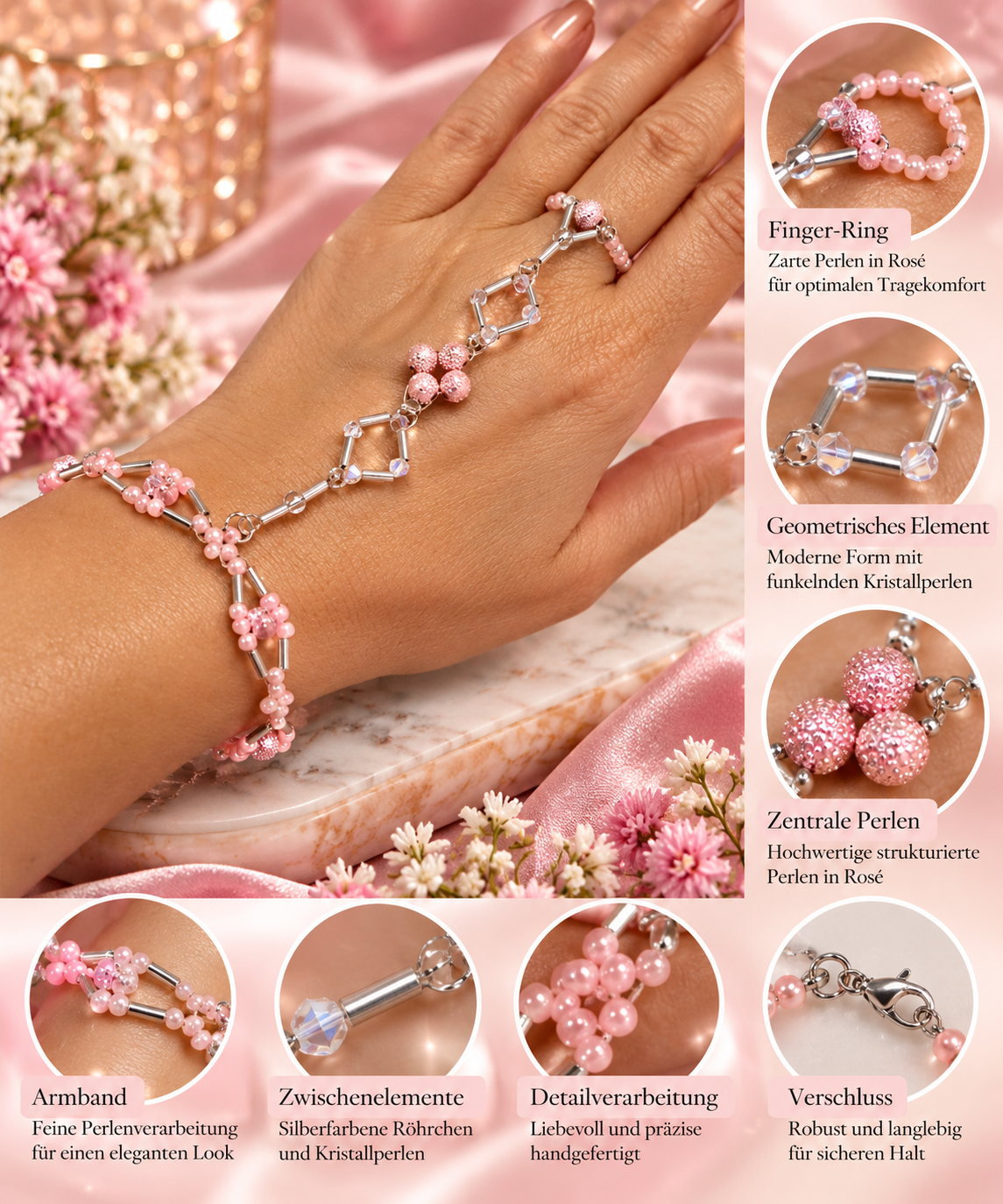 Schmuck in Rosé & Silber