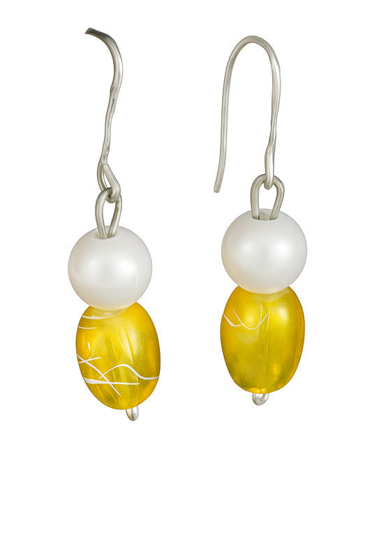 Zweier Goldmuster Ohrring