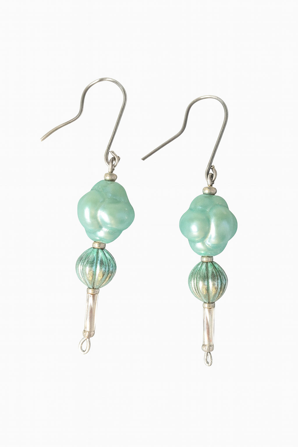 Grünes Ohrringe