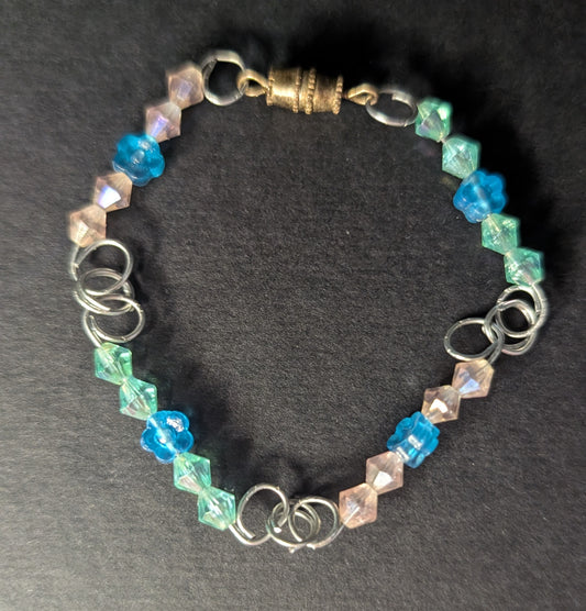 Grünes Kristall Armband