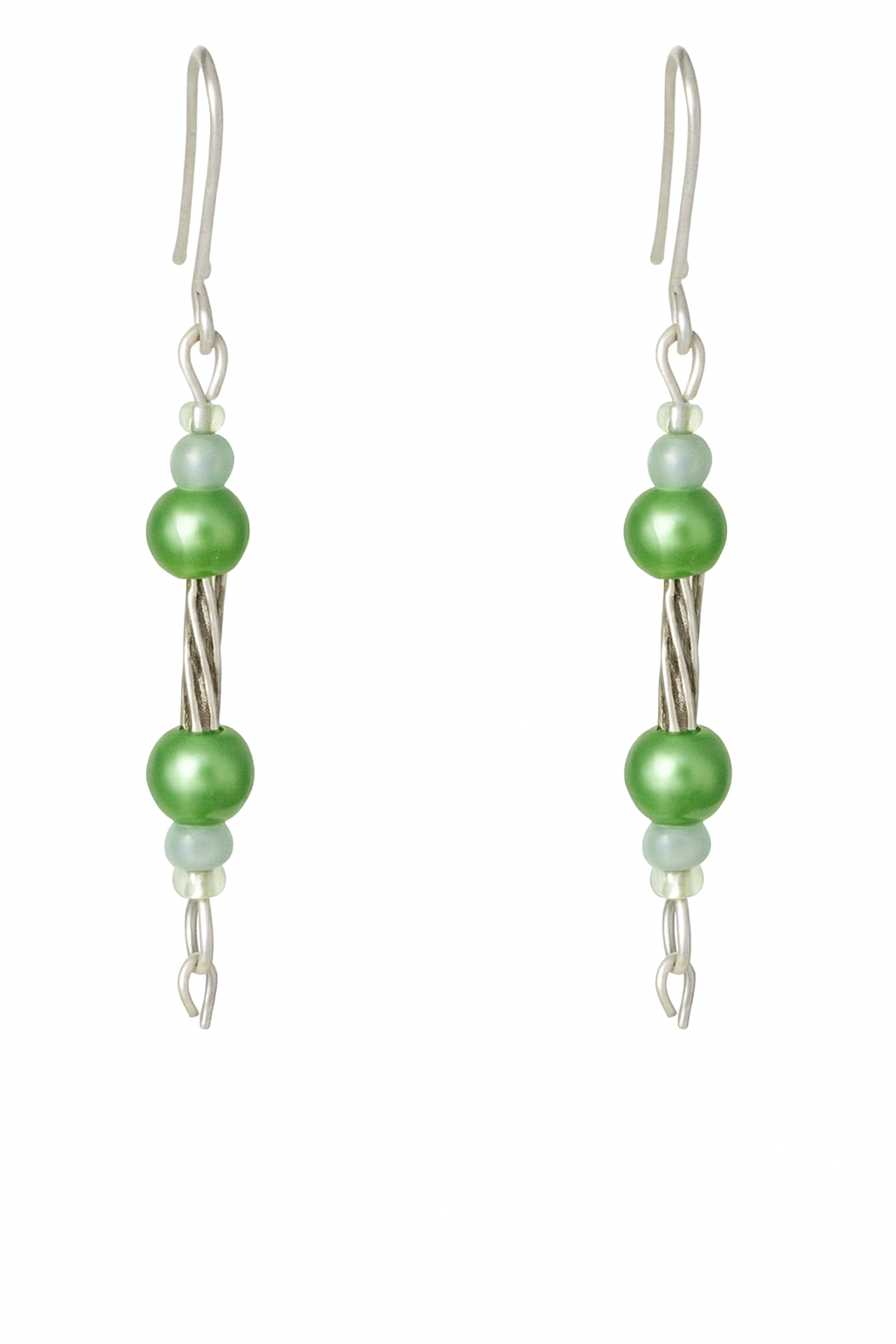 Grüne Perle trifft Perle