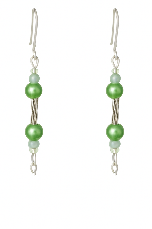 Grüne Perle trifft Perle