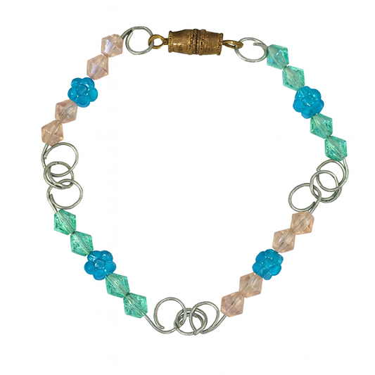 Grünes Kristall Armband