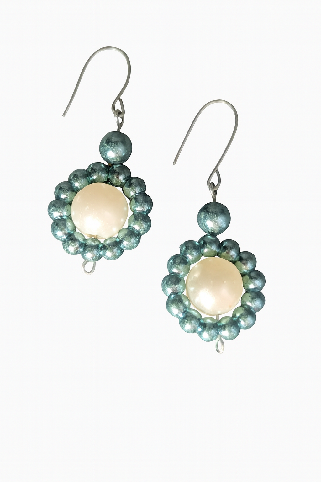 Perlen treffen Perle Ohrringe