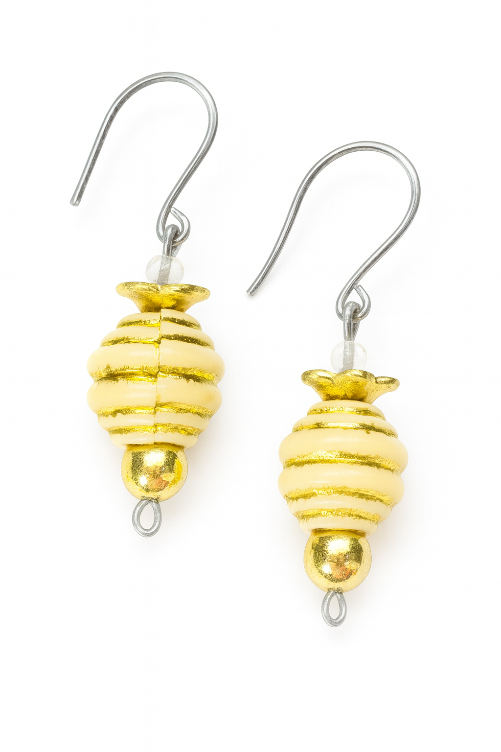 Goldene Mars Ohrringe